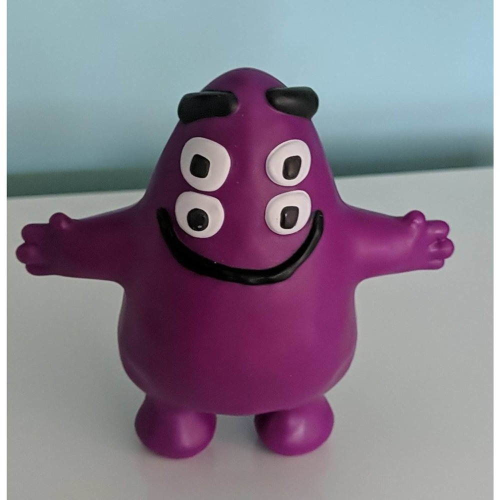 McDonald's Adult Happy Meal Cactus Buddy Grimmace Toy Figure 4"
